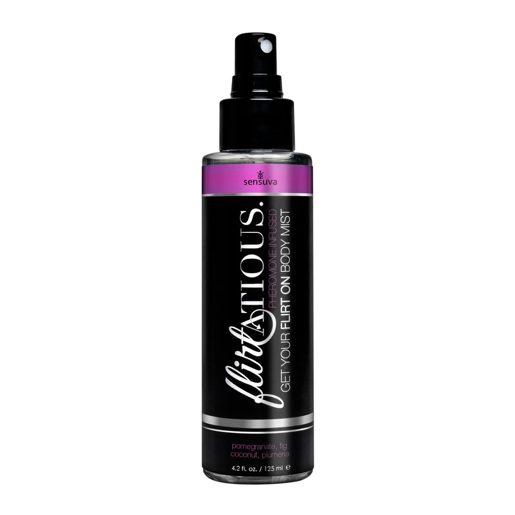 sensuva Flirtatious Body Mist | Pheromone Infused | Pomegranate Fig Coconut & Plumeria | 4.2 fl. oz.