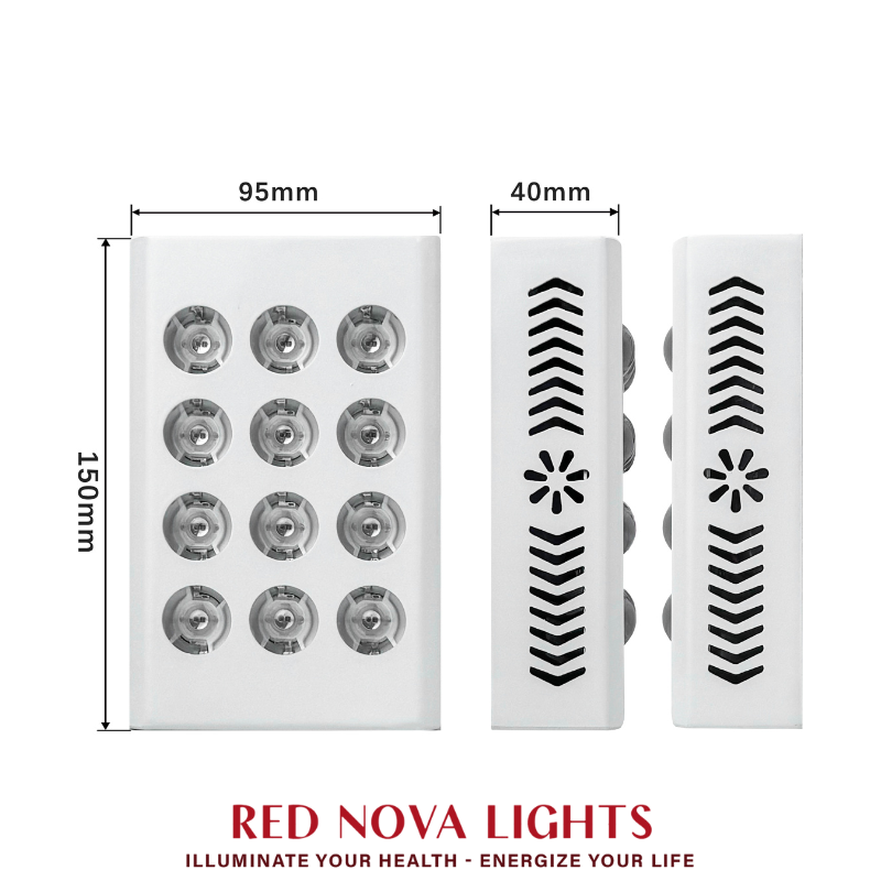 Mini 60 Handheld Red Light Therapy Device – Portable 660nm & 850nm LED for Pain Relief & Skin Health