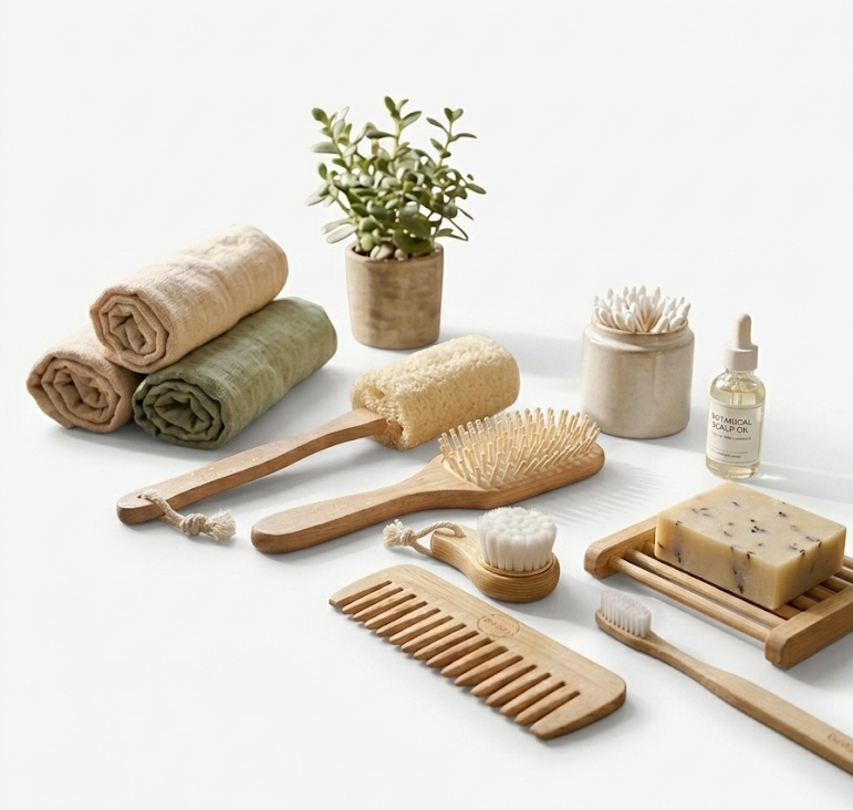 Zero-Waste Bath Accessories Bundle